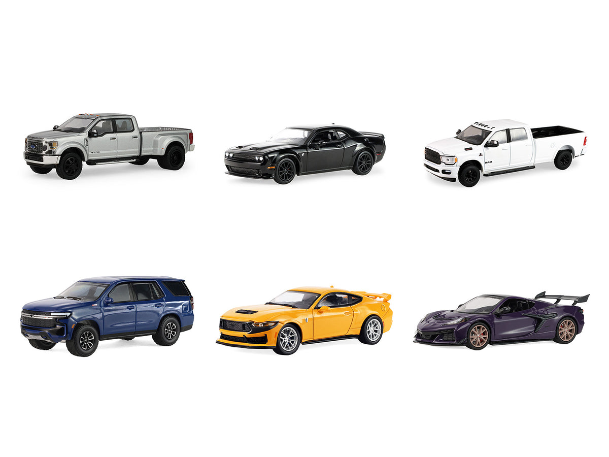 'Auto Mall' Series 8 Set of 6 pieces 1/64 Diecast Model Cars by Greenlight