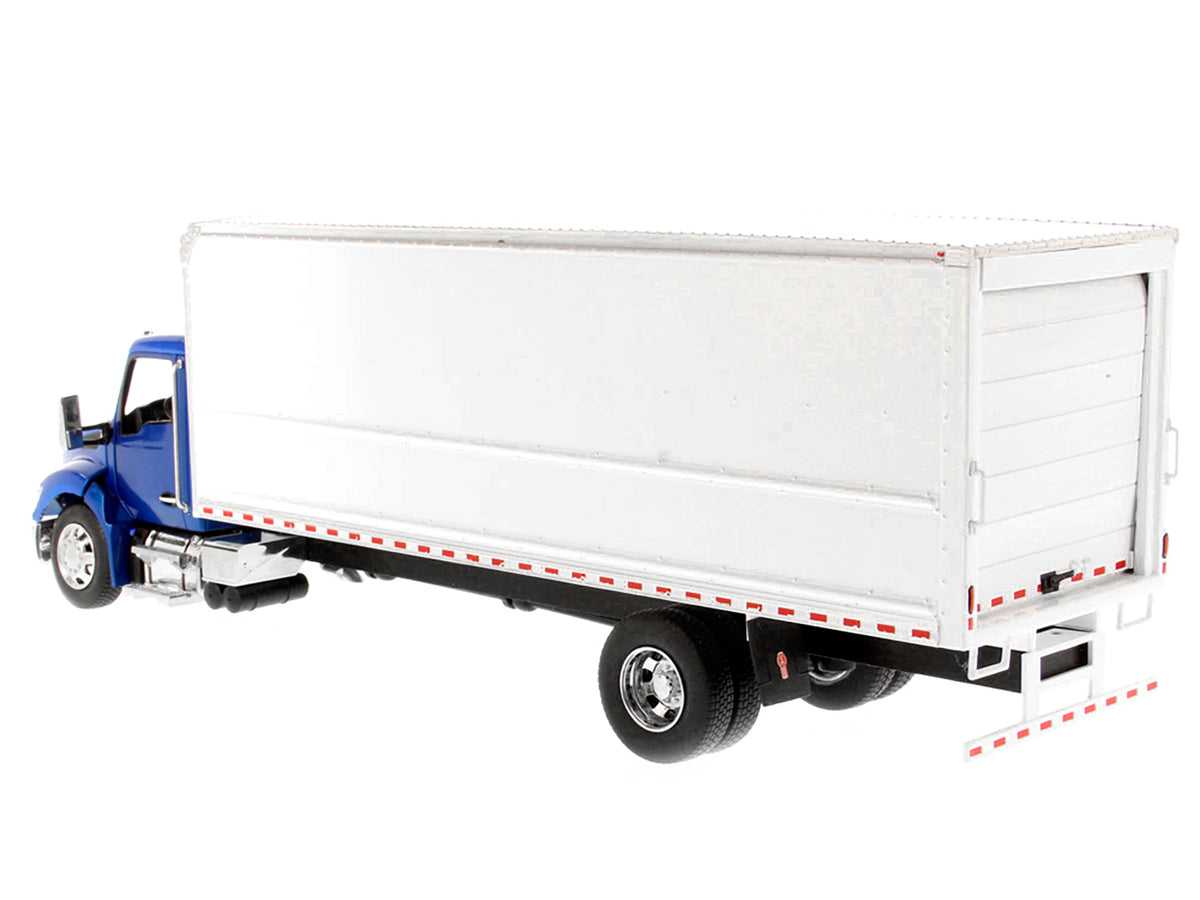 Kenworth T280 with Supreme Signature Van Truck Body Blue and White 'Transport Series' 1/32 Diecast Model by Diecast Masters