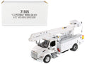 Peterbilt 536 Truck with Altec AA55 Aerial Service Body White 'Transport Series' 1/32 Diecast Model by Diecast Masters