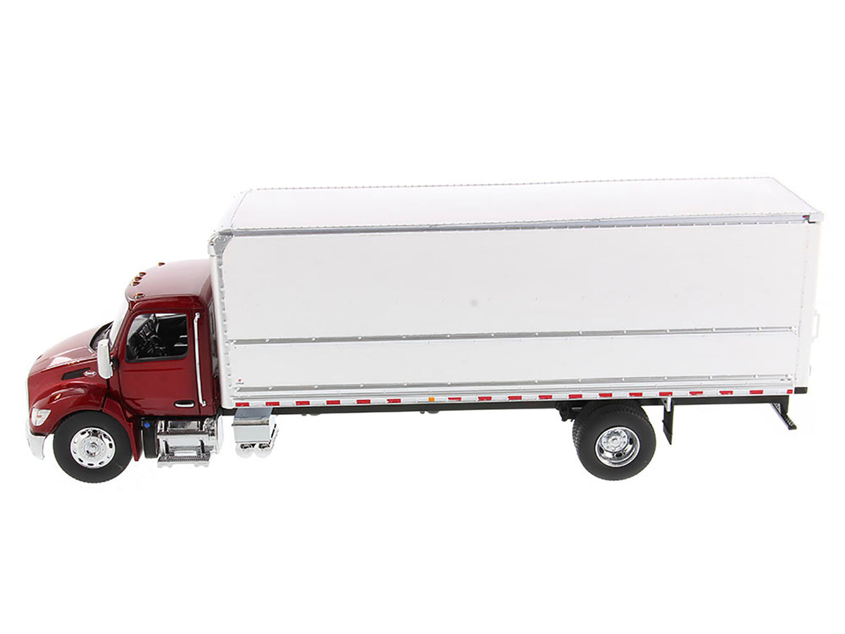 Peterbilt 536 Truck with Supreme Signature Van Body Red Metallic 'Transport Series' 1/32 Diecast Model by Diecast Masters