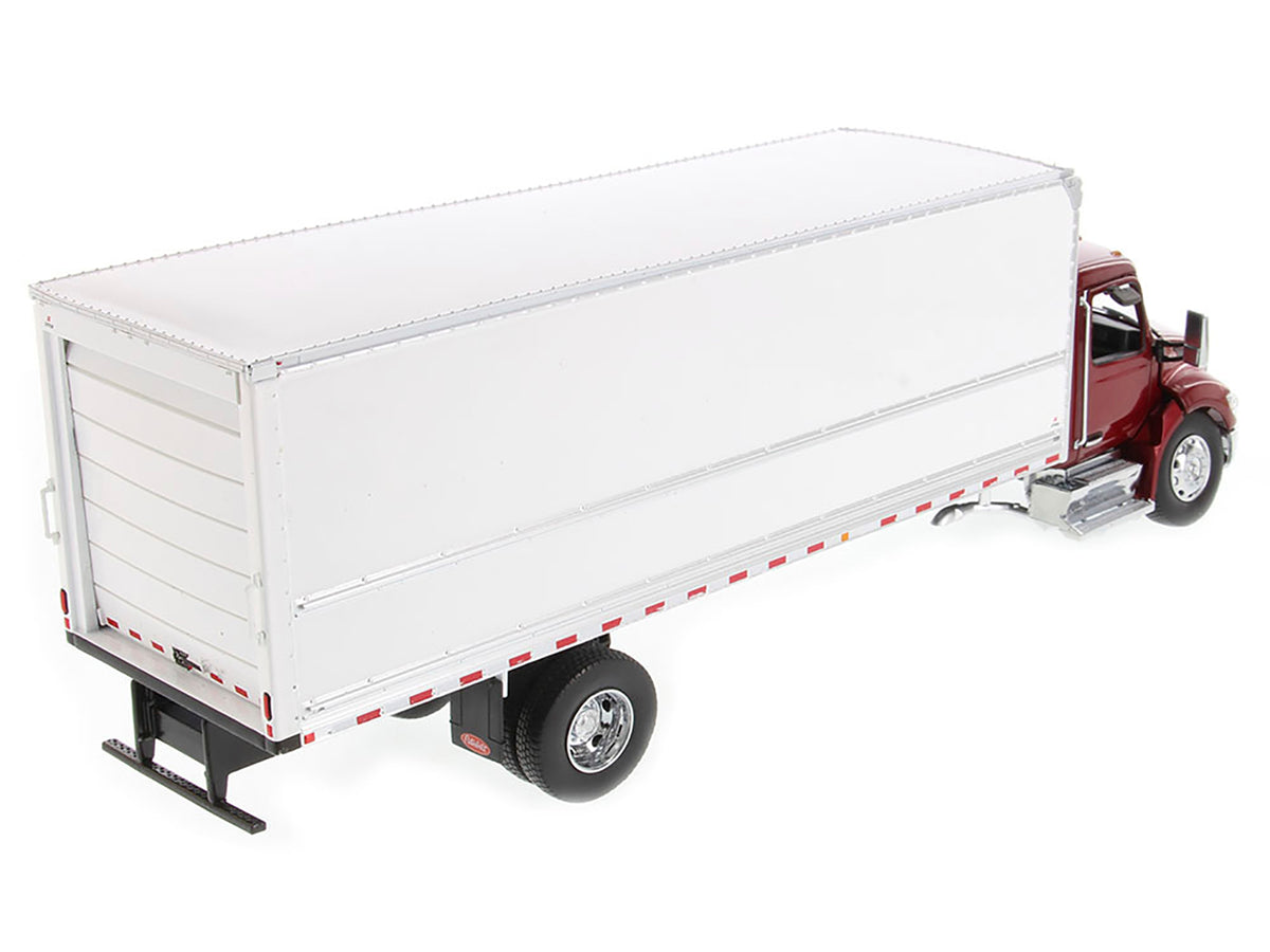Peterbilt 536 Truck with Supreme Signature Van Body Red Metallic 'Transport Series' 1/32 Diecast Model by Diecast Masters