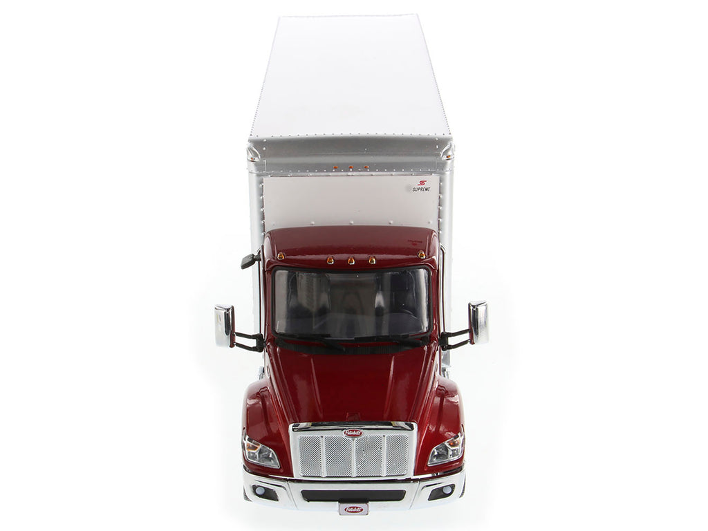 Peterbilt 536 Truck with Supreme Signature Van Body Red Metallic 'Transport Series' 1/32 Diecast Model by Diecast Masters