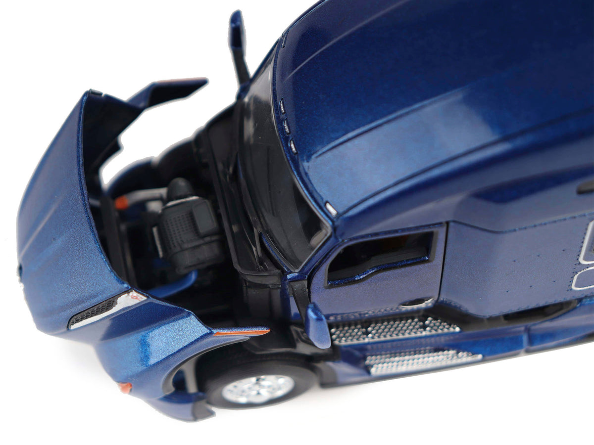 Kenworth T680 Truck Tractor Deep Cerulean Blue Metallic 'Transport Series' 1/50 Diecast Model by Diecast Masters