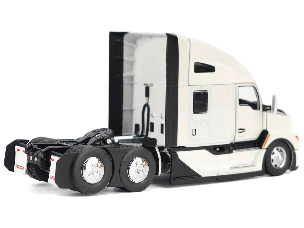 Kenworth T680 Truck Tractor Pearl White 'Transport Series' 1/50 Diecast Model by Diecast Masters