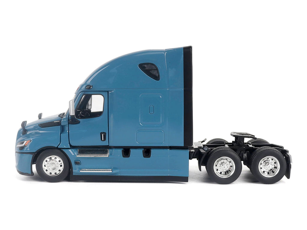 2025 Freightliner Cascadia Gen-5 Sleeper Cab Truck Tractor Signature Blue 'Transport Series' 1/50 Diecast Model by Diecast Masters