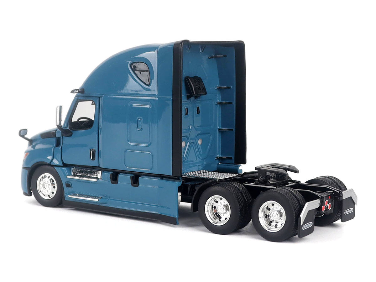 2025 Freightliner Cascadia Gen-5 Sleeper Cab Truck Tractor Signature Blue 'Transport Series' 1/50 Diecast Model by Diecast Masters