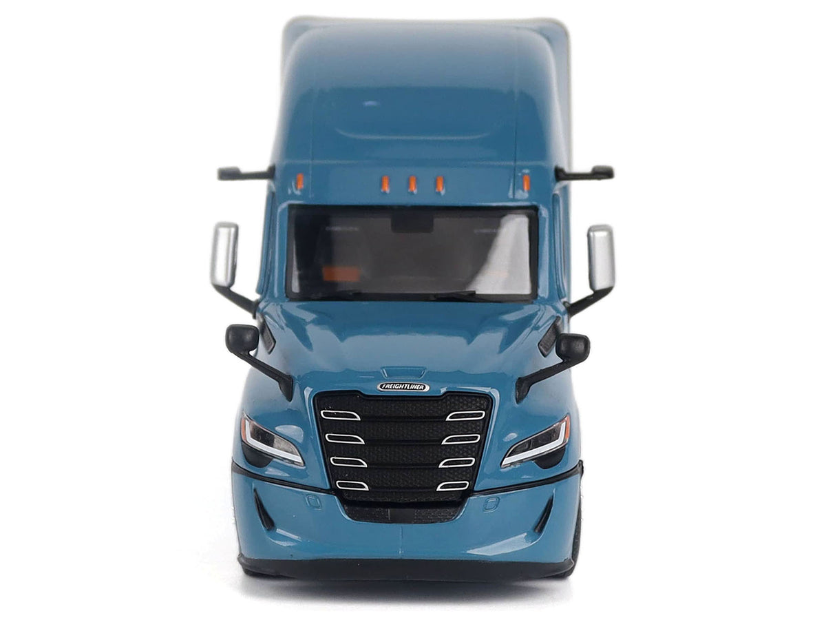 2025 Freightliner Cascadia Gen-5 Sleeper Cab Truck Tractor Signature Blue 'Transport Series' 1/50 Diecast Model by Diecast Masters