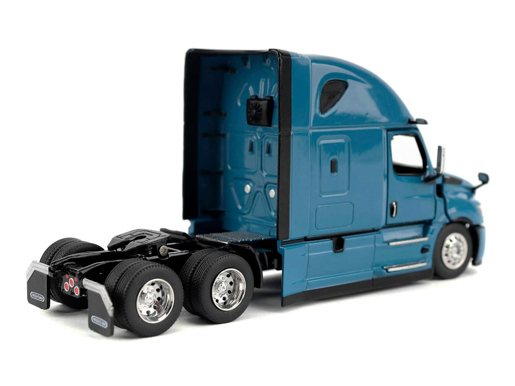 2025 Freightliner Cascadia Gen-5 Sleeper Cab Truck Tractor Signature Blue 'Transport Series' 1/64 Diecast Model by Diecast Masters