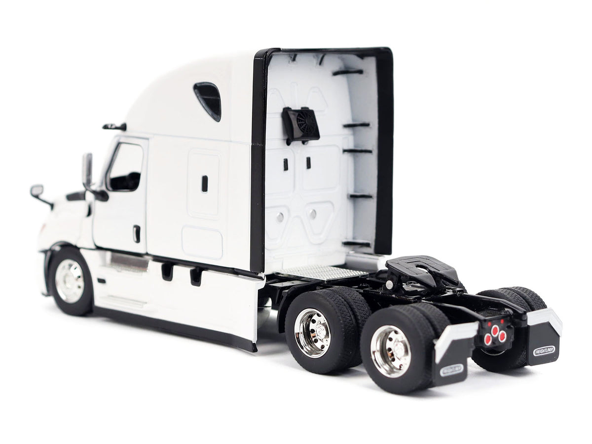 2025 Freightliner Cascadia Gen-5 Sleeper Cab Truck Tractor Winter White 'Transport Series' 1/50 Diecast Model by Diecast Masters