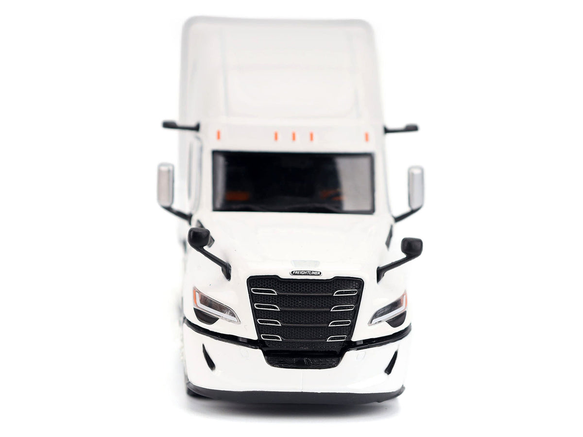 2025 Freightliner Cascadia Gen-5 Sleeper Cab Truck Tractor Winter White 'Transport Series' 1/50 Diecast Model by Diecast Masters