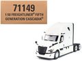 2025 Freightliner Cascadia Gen-5 Sleeper Cab Truck Tractor Winter White 'Transport Series' 1/50 Diecast Model by Diecast Masters