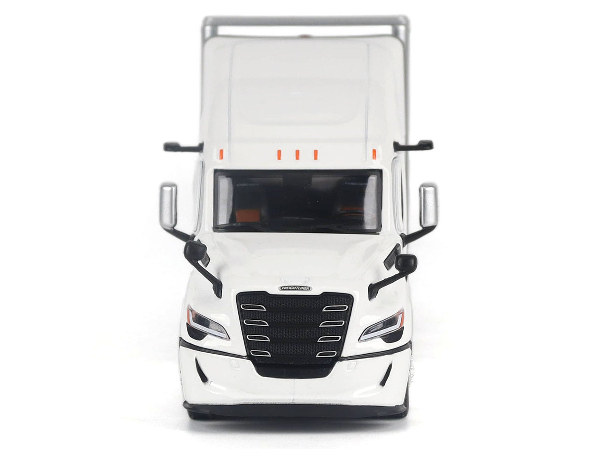 2025 Freightliner Cascadia Gen-5 Sleeper Cab Truck White with Great Dane Champion 53ft Dry Cargo Trailer 'Transport Series' 1/50 Diecast Model by Diecast Masters