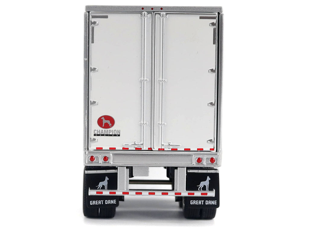 2025 Freightliner Cascadia Gen-5 Sleeper Cab Truck White with Great Dane Champion 53ft Dry Cargo Trailer 'Transport Series' 1/50 Diecast Model by Diecast Masters