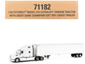 Peterbilt 579 Ultraloft Tandem Tractor White with Great Dane Champion 53ft Dry Cargo Trailer 'Transport Series' 1/50 Diecast Model by Diecast Masters