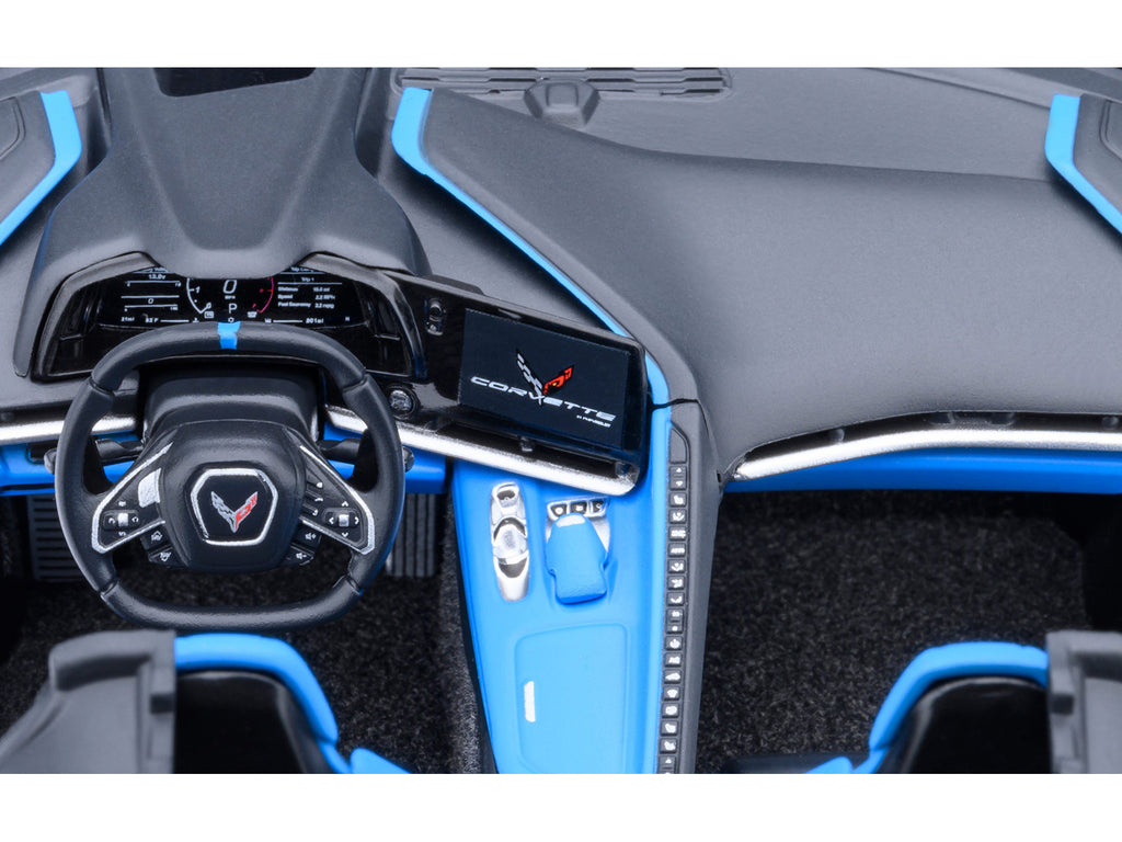 2020 Chevrolet Corvette C8 Stingray Rapid Blue 1/18 Model Car by Autoart