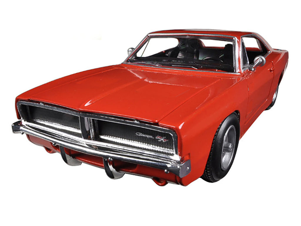 1969 Dodge Charger R/T Orange 'Muscle Car Collection' 1/25 Diecast Model Car by New Ray