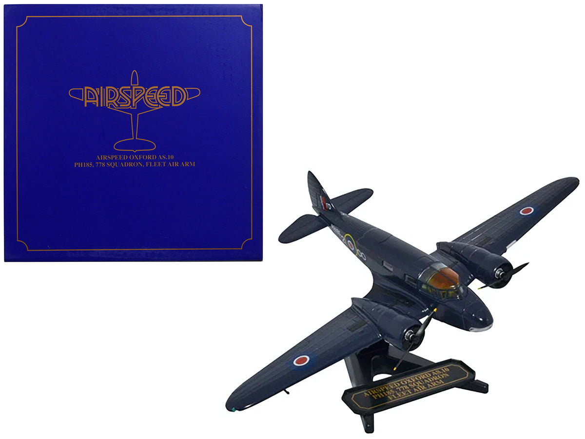 Airspeed AS.10 Oxford Aircraft 'PH185 778 Squadron Fleet Air Arm' Royal Air Force 'Oxford Aviation' Series 1/72 Diecast Model Airplane by Oxford Diecast