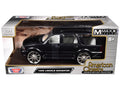 1998 Lincoln Navigator Black Metallic with White Interior 'Maxx Design' 'American Classics' Series 1/24 Diecast Model Car by Motormax