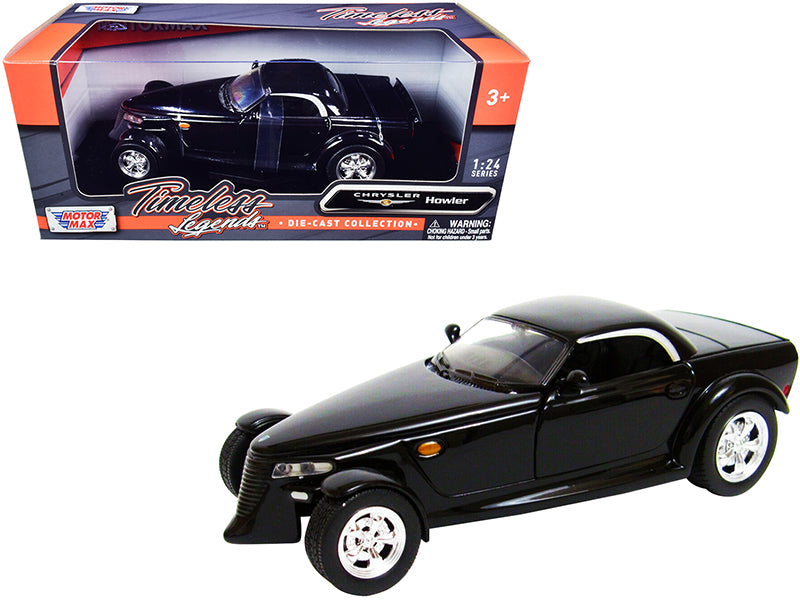 Chrysler Howler Concept Black 'Timeless Legends' 1/24 Diecast Model Car by Motormax
