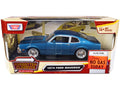 1974 Ford Maverick Blue Metallic 'Forgotten Classics' Series 1/24 Diecast Model Car by Motormax