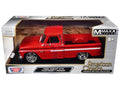 1966 Chevrolet C10 Fleetside Pickup Truck Red 'Maxx Design' 'American Classics' Series 1/24 Diecast Model Car by Motormax