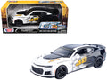 2017 Chevrolet Camaro ZL1 #42 Black and White 'GT Racing' Series 1/24 Diecast Model Car by Motormax