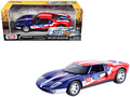 Ford GT Concept #58 Blue and Red with White Stripes 'GT Racing' Series 1/24 Diecast Model Car by Motormax