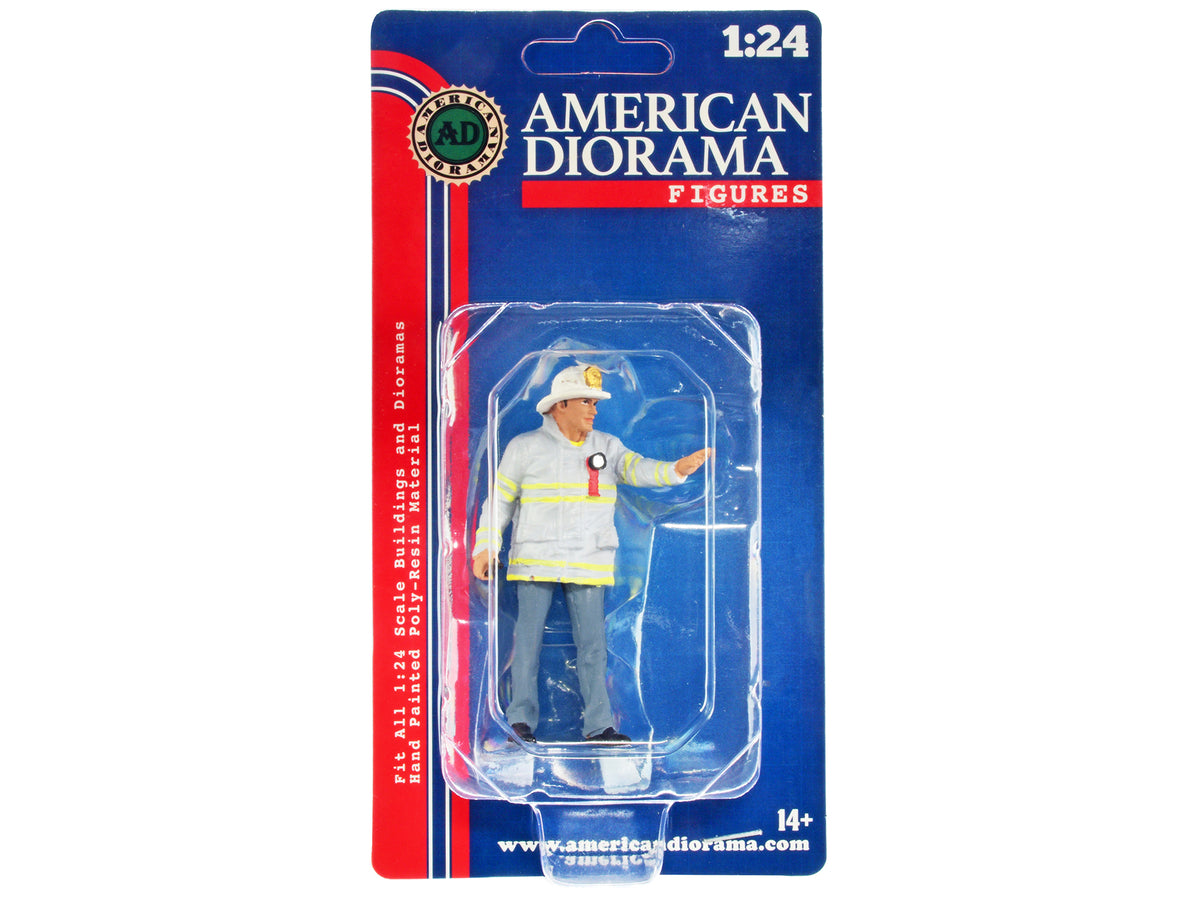 'Firefighters' Fire Captain Figure for 1/24 Scale Models by American Diorama