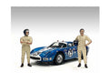 'Racing Legends' 60's Set of 2 Diecast Figures for 1/43 Scale Models by American Diorama