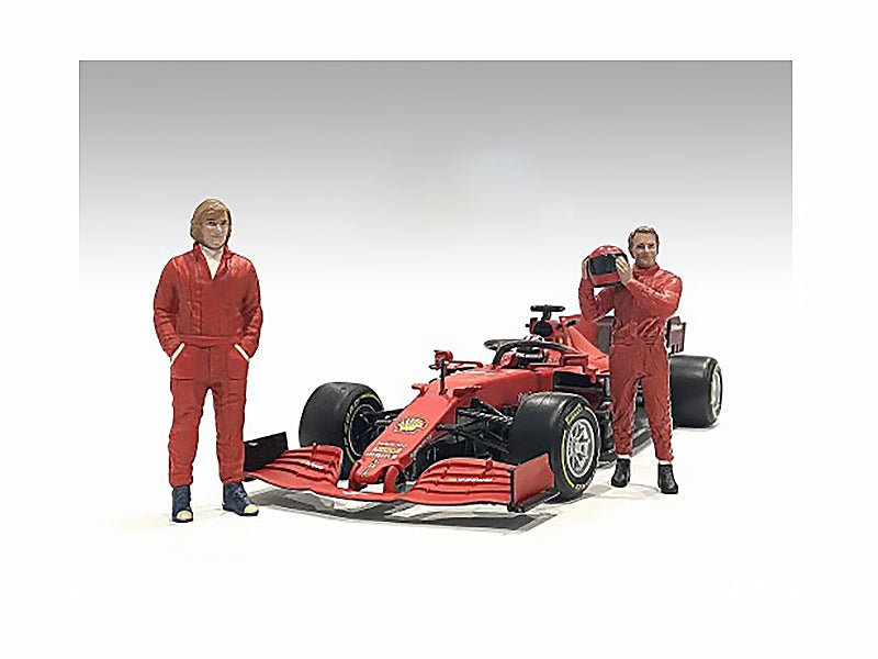 'Racing Legends' 70's Set of 2 Diecast Figures for 1/43 Scale Models by American Diorama