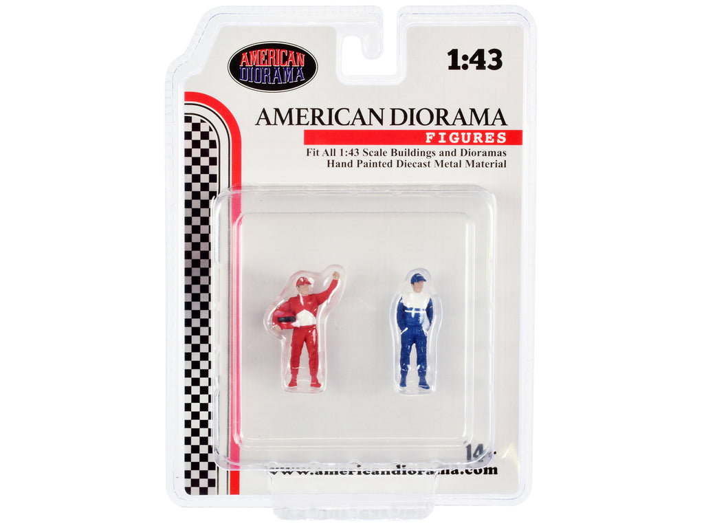 'Racing Legends' 90's Set of 2 Diecast Figures for 1/43 Scale Models by American Diorama