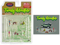 'Family Adventure' 6 piece Diecast Figure Set (4 Figures 1 Dog 1 Tricycle) Limited Edition to 3600 pieces Worldwide 1/64 Scale Models by American Diorama