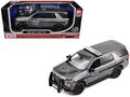 2025 Chevrolet Tahoe PPV 'General Motors Police' Gray Metallic 'Custom Builder's Kit - Law Enforcement and Public Service' Series 1/24 Diecast Model Car by Motormax