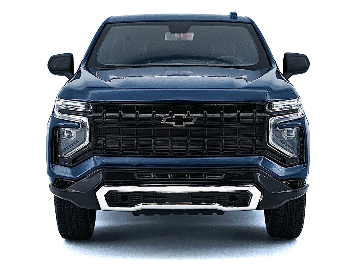 2025 Chevrolet Tahoe PPV Dark Blue 'Custom Builder's Kit - Law Enforcement and Public Service' Series 1/24 Diecast Model Car by Motormax