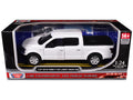 2019 Ford F-150 Lariat Crew Cab Pickup Truck Unmarked Plain White 'Custom Builder's Kit - Law Enforcement and Public Service' Series 1/24-1/27 Diecast Model Car by Motormax