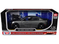 2023 Dodge Charger Pursuit Police Car Gray Metallic 'Custom Builder's Kit - Law Enforcement and Public Service' Series 1/24 Diecast Model Car by Motormax