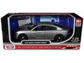 2023 Dodge Charger Pursuit Police Car Silver Metallic 'Custom Builder's Kit - Law Enforcement and Public Service' Series 1/24 Diecast Model Car by Motormax