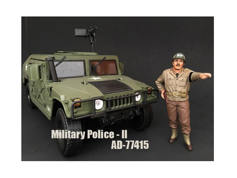 WWII Military Police Figure II For 1/18 Scale Models by American Diorama