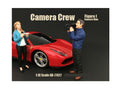 Camera Man Figurine I 'Camera Crew' for 1/18 Scale Models by American Diorama