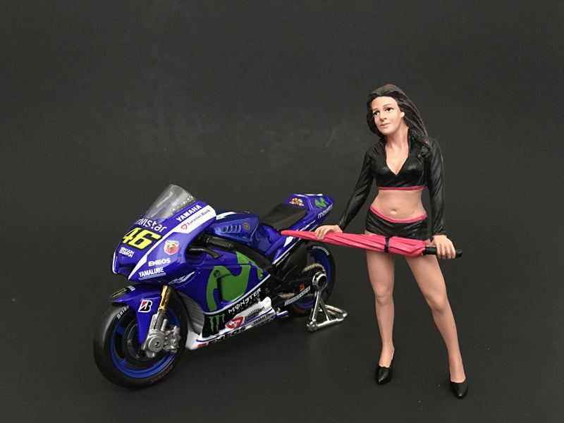 Umbrella Girl I Figure For 1/18 Scale Models by American Diorama