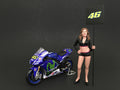 Paddock Girl Figure For 1/18 Scale Models by American Diorama