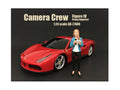 Camera Crew Figure IV 'Pretty Reporter' For 1/24 Scale Models by American Diorama