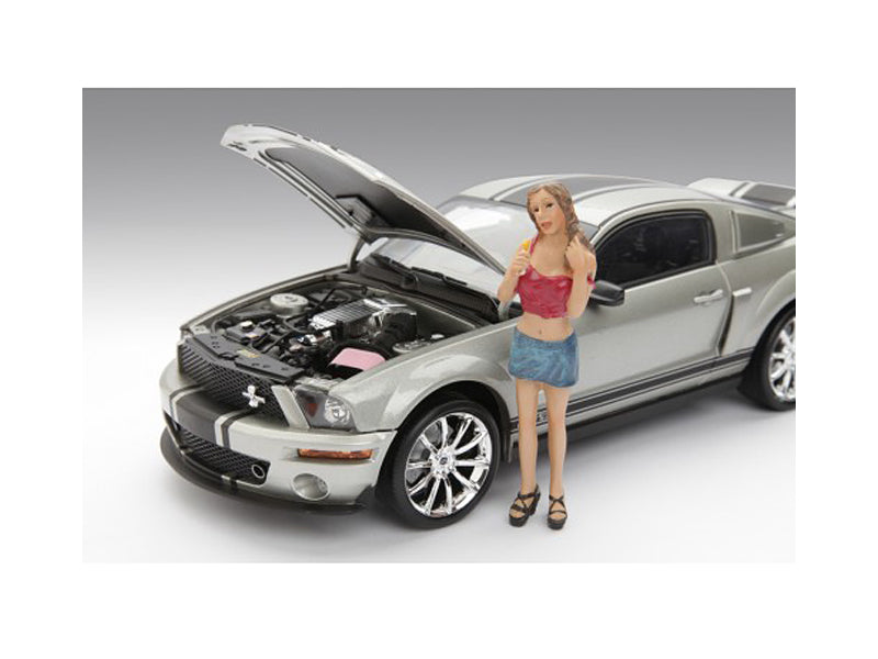 Female Monica Figure For 1/18 Diecast Model Cars by American Diorama