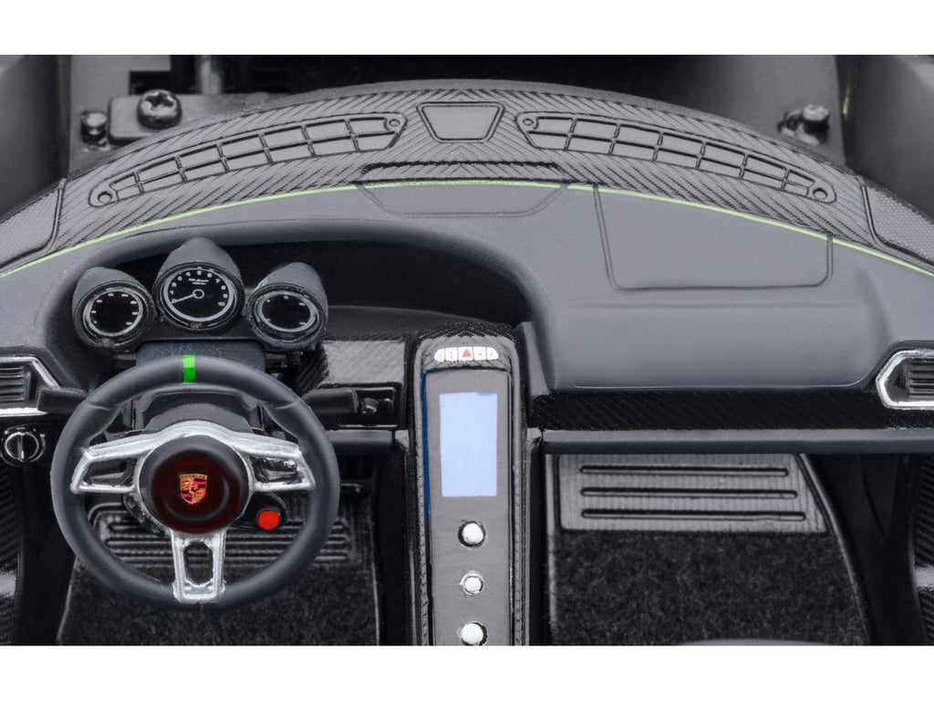 Porsche 918 Spyder 'Weissach Package' Acid Green 1/18 Model Car by Autoart