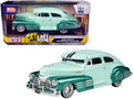 1948 Chevrolet Aerosedan Fleetside Lowrider Pastel Green and Green Metallic Two-Tone 'Get Low' Series 1/24 Diecast Model Car by Motormax