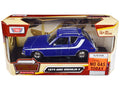 1974 AMC Gremlin X Blue with White Stripes and Roof Rack 'Forgotten Classics' Series 1/24 Diecast Model Car by Motormax