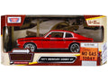 1971 Mercury Comet GT Red with Black Stripes 'Forgotten Classics' Series 1/24 Diecast Model Car by Motormax