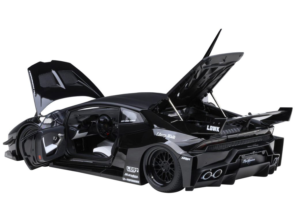 Lamborghini Huracan GT 'LB-Silhouette Works' Black 1/18 Model Car by Autoart