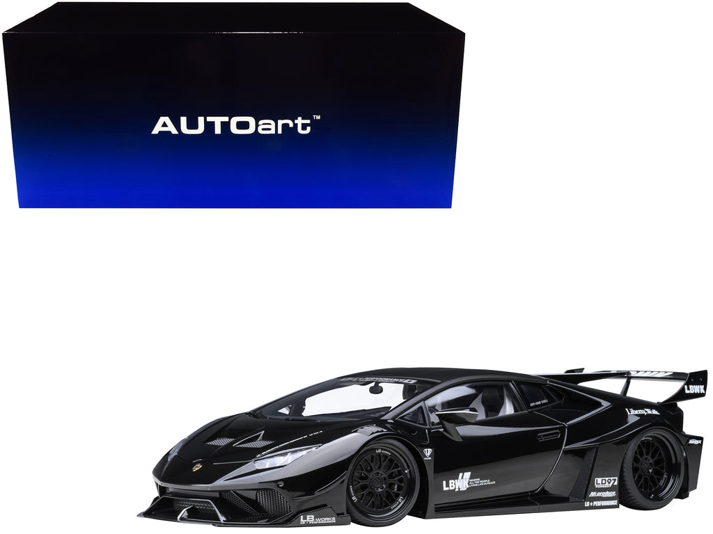 Lamborghini Huracan GT 'LB-Silhouette Works' Black 1/18 Model Car by Autoart