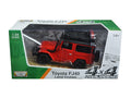 Toyota FJ40 Land Cruiser Red '4x4 Overlanders' Series 1/24 Diecast Model Car by Motormax